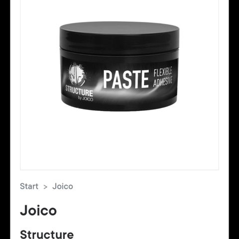 STRUCTURE by joico paste