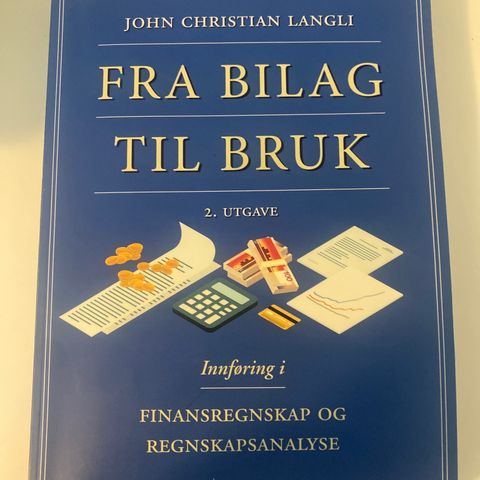 Fra bilag til bruk PENSUMBOK BI