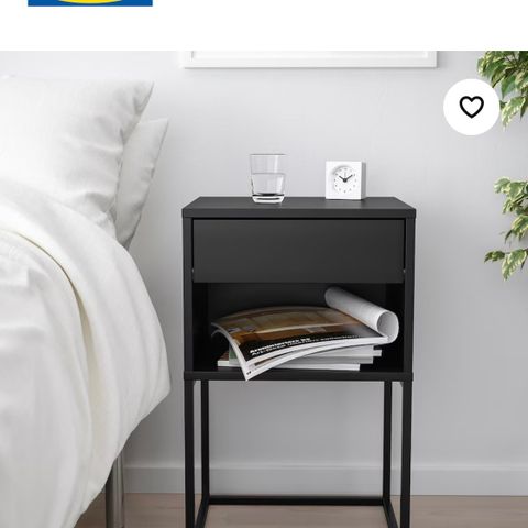 Ikea nattbord Vikhammer selges