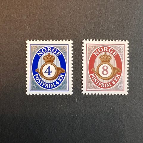 4 og 8kr Posthorn. 2010