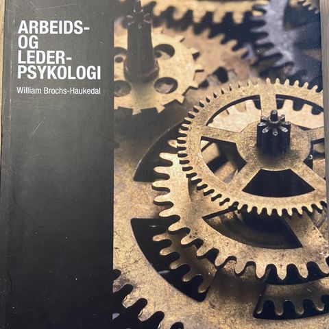 Pensumbok Arbeids- og Lederpsykologi