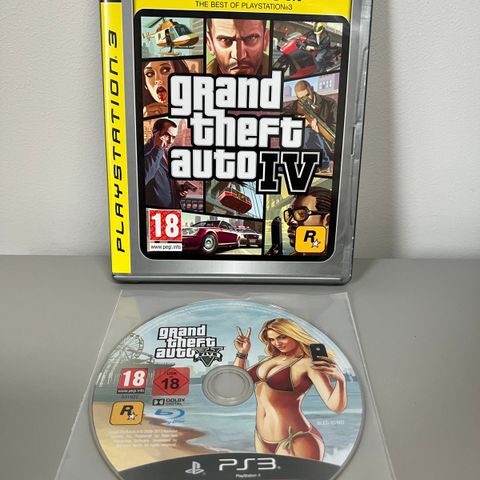 PlayStation 3 spill: GTA IV + GTA V