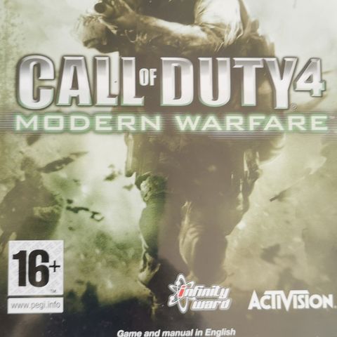PlayStation 3-spill. Call of duty 4 modern warfare