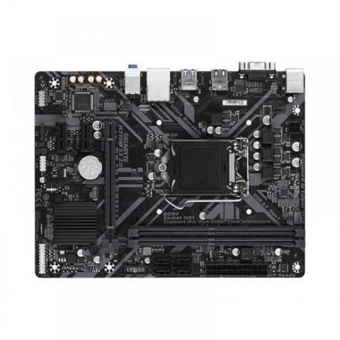 Gigabyte H310M S2H, Socket-1151 med cpu og ram