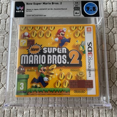 WATA 9.8 A+ New Super Mario Bros 2 | Nintendo DS | EUR
