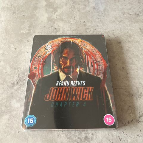 John Wick 4 4k Limited Steelbook Edition (ny i plast)