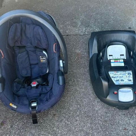 Bilstol til baby med base