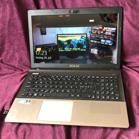 Eldre Asus laptop med I7 og 12gb ram selges