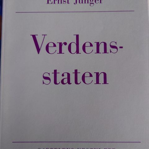 Jünger, Ernst  Verdensstaten