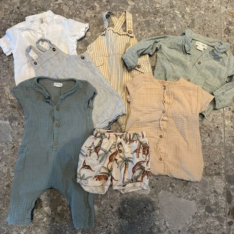 Sommerpakke fra zara, lil atelier, newbie og nameit str 74