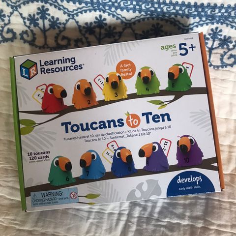 Pedagogisk regnespill Toucans to ten🔆