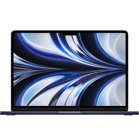 MacBook Air M2 2022 8/256GB (midnatt) og AirPods Max