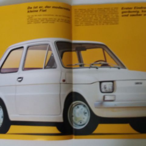 FIAT 126 -brosjyre