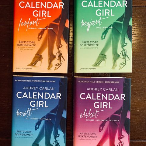 Calendar Girl - komplett serie til 200,-
