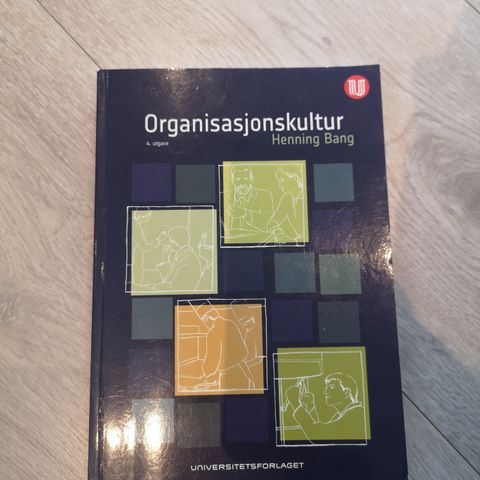 Pensumbok: Organisasjonskultur 4.utgave selges