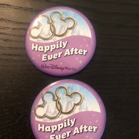 Pins Walt Disney World Happily ever after 2 stk (hentes/sendes)