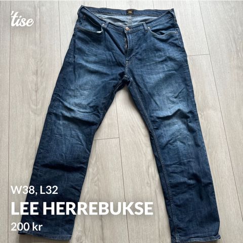 Lee herrebukse w38, L32