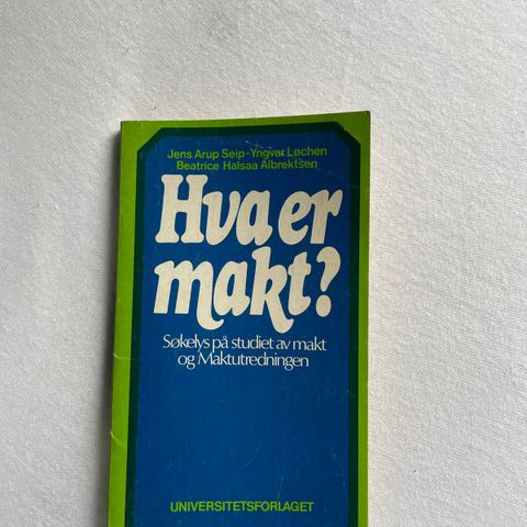 "Hva er makt?"