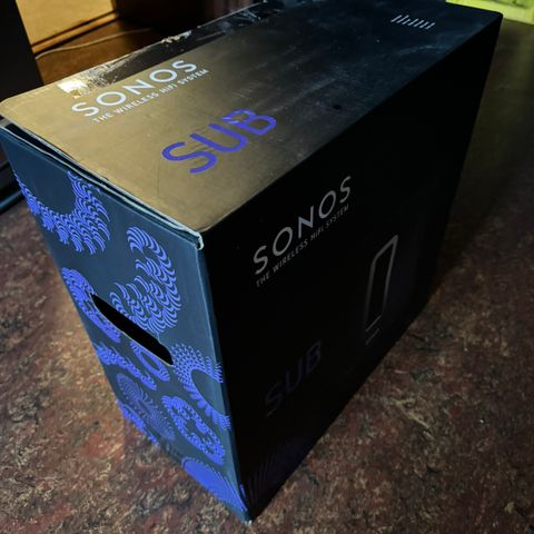 Sonos sub gen 1 (uåpnet/ubrukt)
