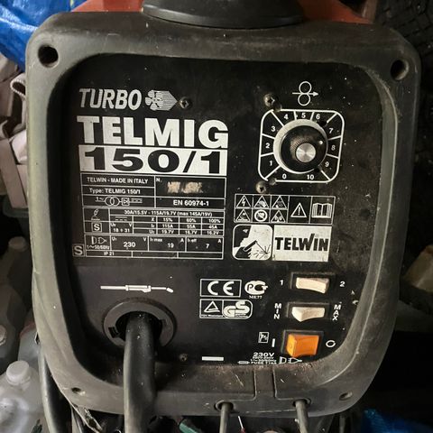 Turbo Telmig 150/1 Med flaske