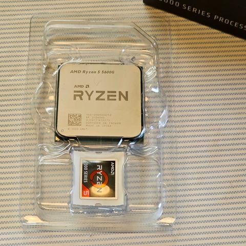 AMD Ryzen 5 5600G - CPU+GPU, med kvittering