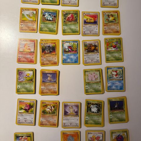 Pokemon BULK SALG vintage Base Jungle Fossil Rocket