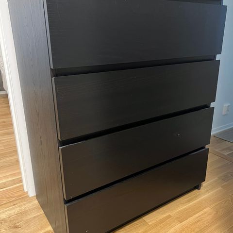 IKEA malm kommode svart