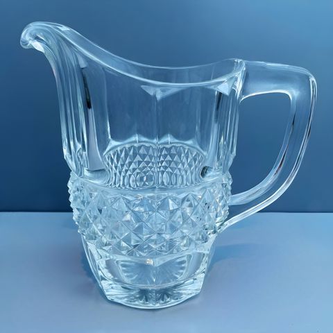 Saftmugge glass mugge vintage retro 17x10 cm