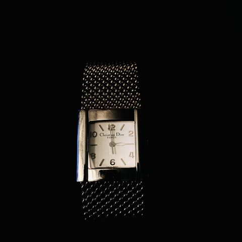 Vintage Christian Dior klokke. 28 mm.
