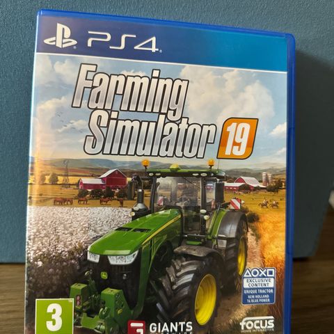 Farming Simulator 19.  Ps4