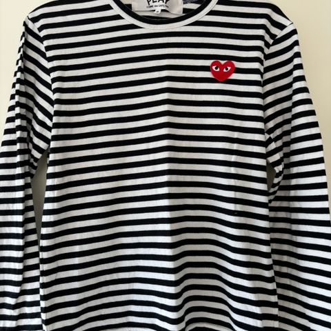 Comme des Garcons Play Striped Cotton Shirt