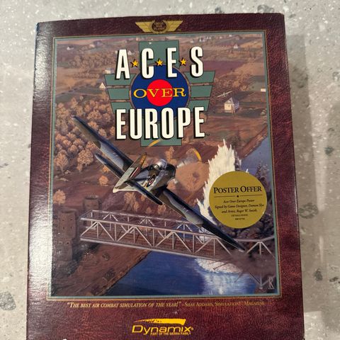 Aces over Europe big box pc / ibm spill fra sierra / Dynamix