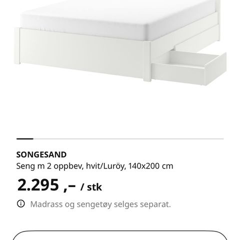 Songesand Ikea 140x200