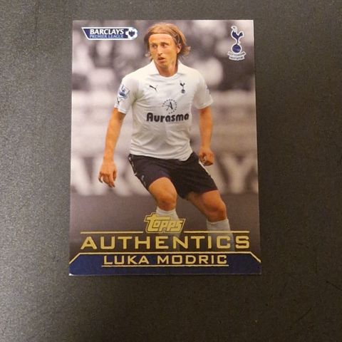 Luka Modric Tottenham 2011 Topps Authentics