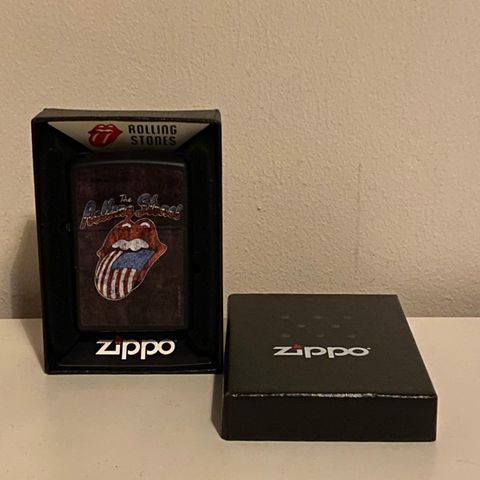 Rolling stones american tongue zippo