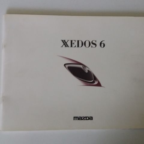 Mazda XEDOS 6 -brosjyre. (NORSK)
