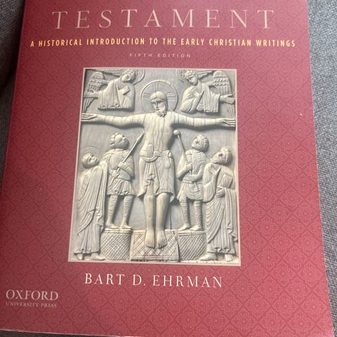 The New Testament - A historical introduction to the early Christian writings