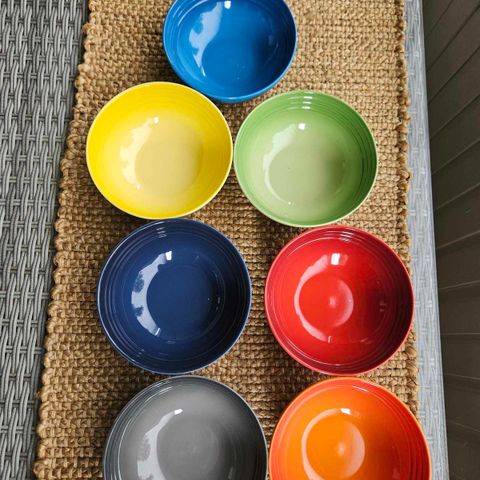 LE CREUSET Skåler Rainbow, 7 stk.