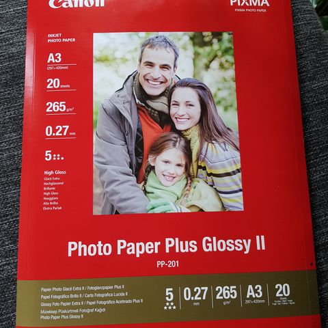 Photo Paper Plus Glossy II (PP-201)