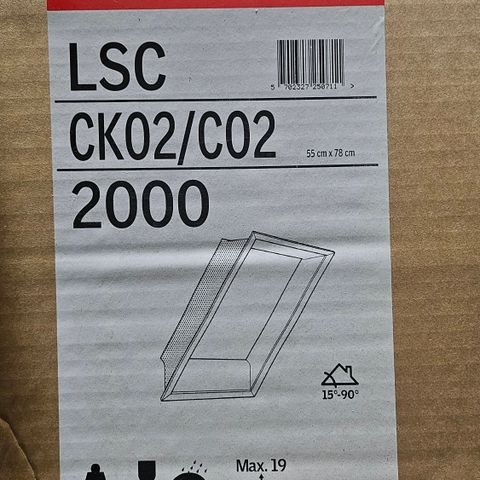 Velux utforing LSC CK02/C02 2000
