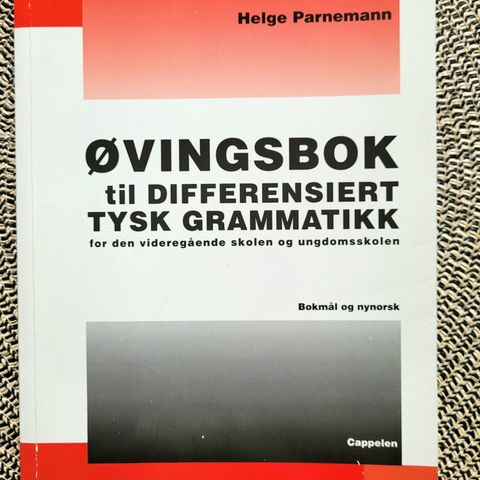 Øvingsbok til Differensiert tysk grammatikk