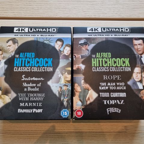 The Alfred Hitchcock Classics Collection 4K Vol 2 og 3