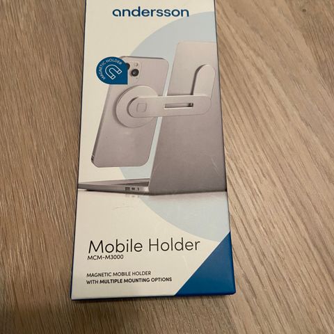 Uåpnet Andersson mobil holder ny