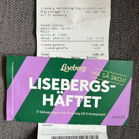 Liseberg åkkuponger (Liseberghätet)