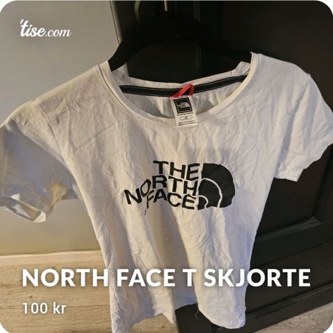 North Face t skjorte str S