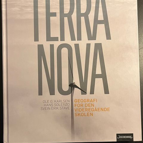 Terra Nova: geografi for den videregående skole