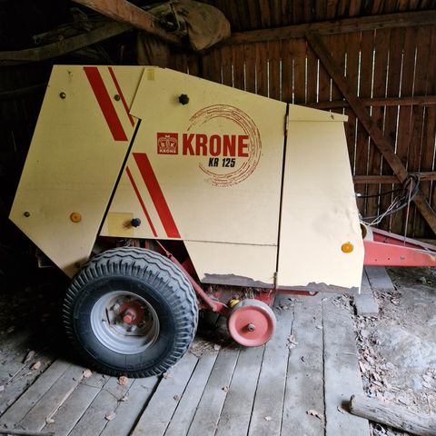 Krone 125 rundballepresse *Reservert*