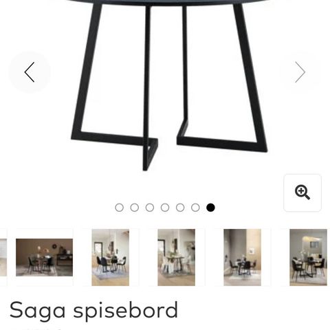 Saga spisebord