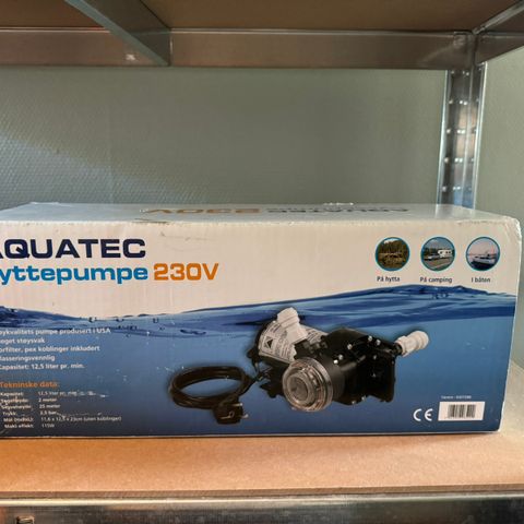 Aquatec Hyttepumpe 230V