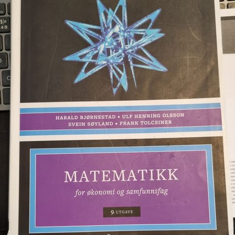 Matematikk for økonomi og samfunnsfag (9. utg.)